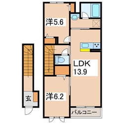 仮称）会津若松市行仁町ＳＨＭの物件間取画像